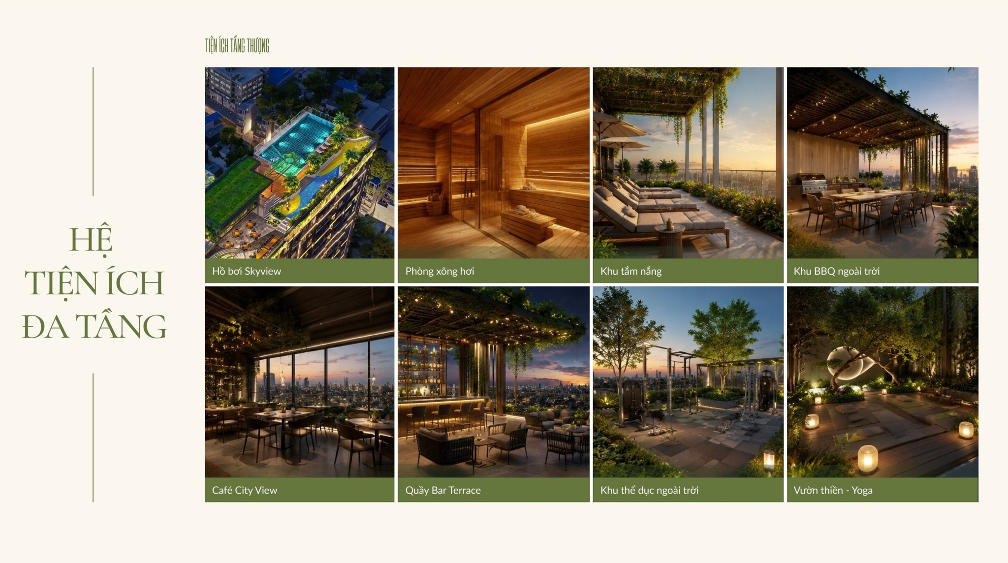 Hệ tiện ích Wellness Hub trên tầng không Legacy 66