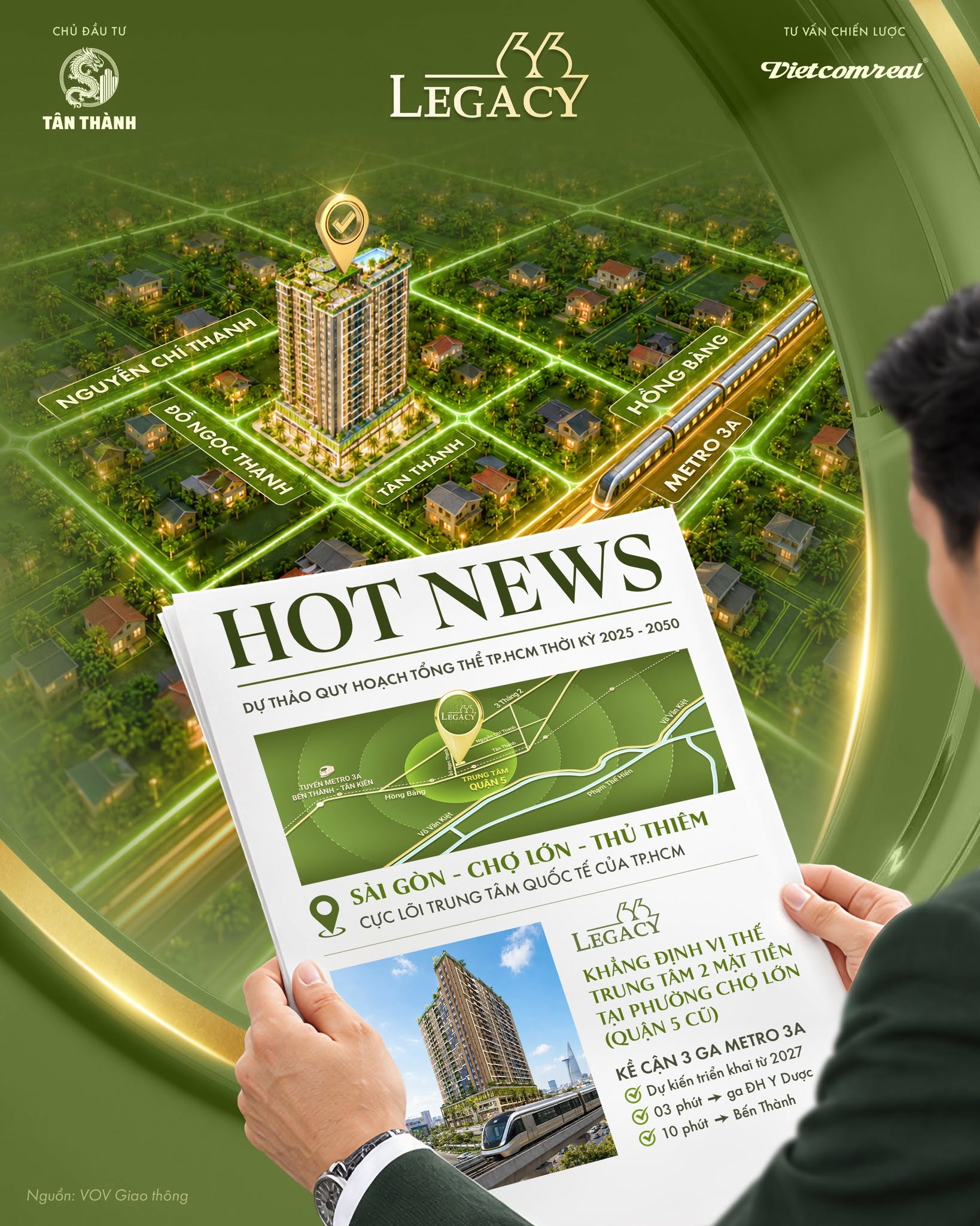 Quy hoạch Sài Gòn Chợ Lớn Thủ Thiêm và vị trí Legacy 66